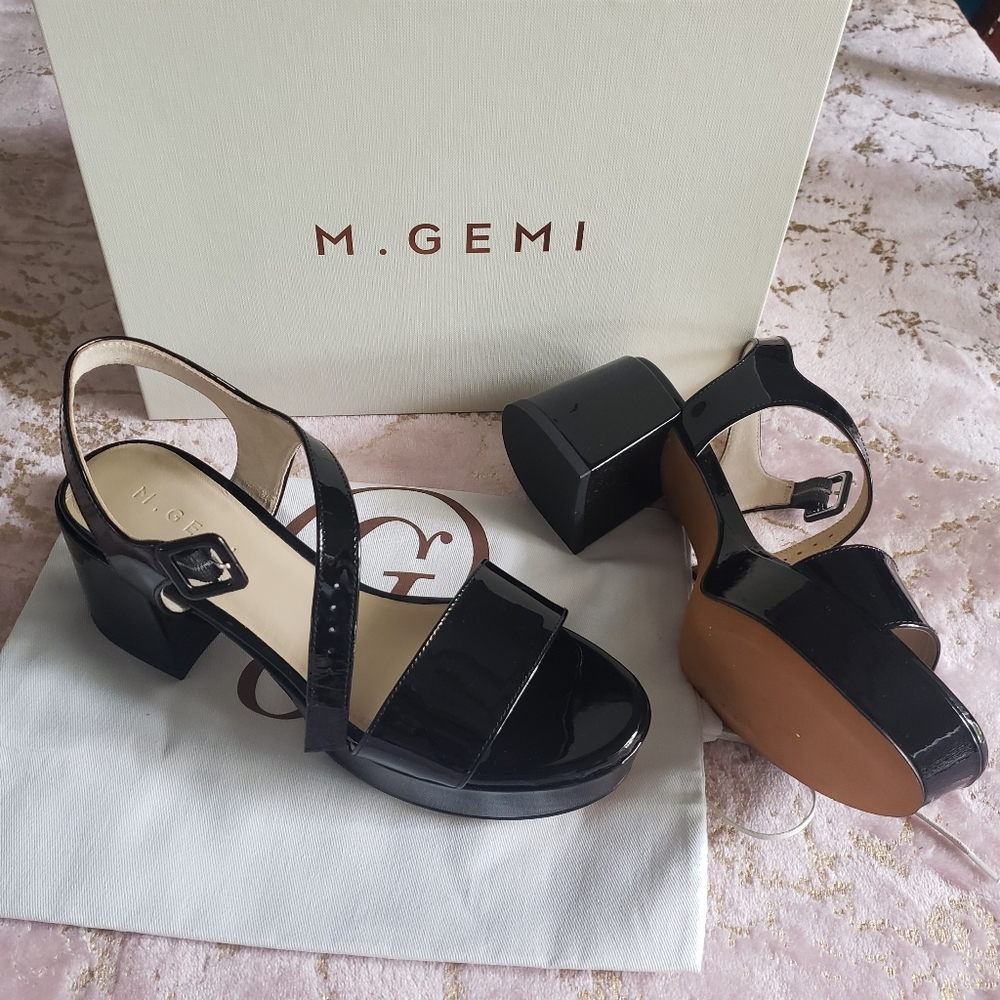 M. GEMI | Lizza Nuova Black Wedges